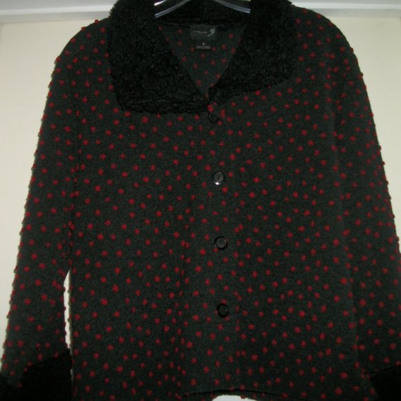 TIBS DESIGN EURO STY SHORTY DOTS JACKET/ TAILLE